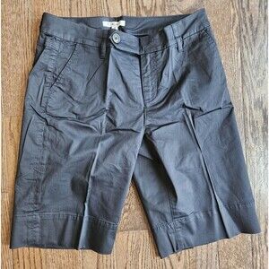 Cabi Women's 832 Cotton Blend Mid Rise Dark Blue Shorts  8 New